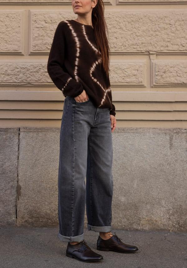 Rose & Lini MOTHER DENIM “THE HALF PIPE FLOOD” STONE JEANS Fino al 60% di sconto