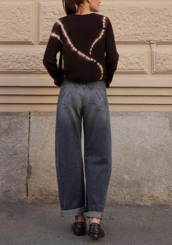 Rose & Lini MOTHER DENIM “THE HALF PIPE FLOOD” STONE JEANS Fino al 60% di sconto