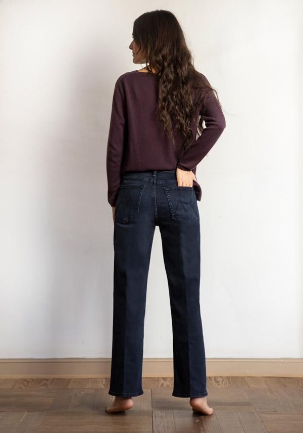Rose & Lini MOTHER DENIM “MID RISE RAMBLER” NIGHT BLUE JEANS Only for today