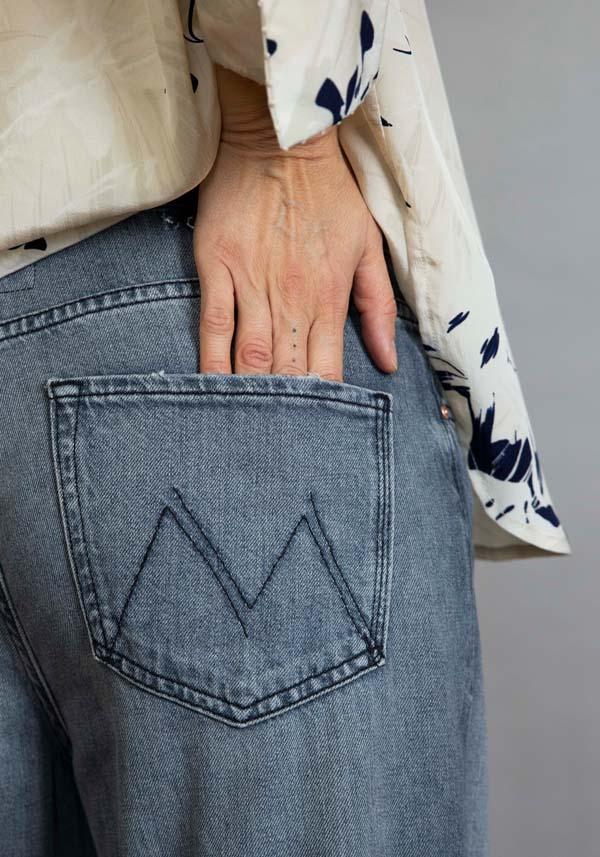 Rose & Lini MOTHER DENIM “THE DODGER ANKLE” BLACK JEANS Fino al 55% di sconto