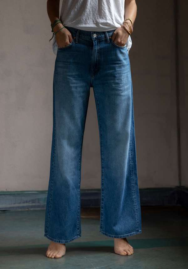 Rose & Lini MOTHER DENIM “THE DODGER ANKLE” BLUE JEANS Discount Store per i nuovi prodotti