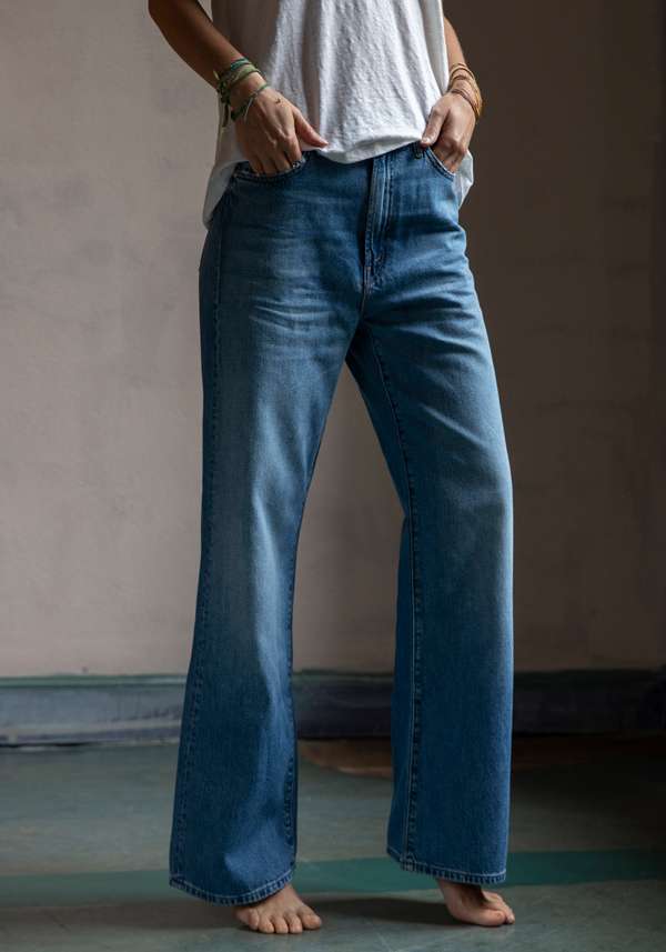 Rose & Lini MOTHER DENIM “THE DODGER ANKLE” BLUE JEANS Discount Store per i nuovi prodotti