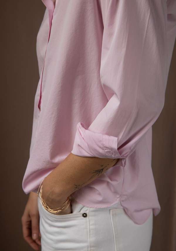 Rose & Lini FINAMORE PINK “MARA” SHIRT Enormi sconti