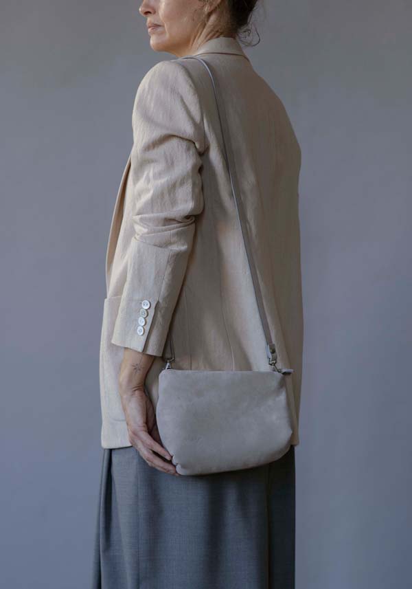 Rose & Lini N8 WOOL & LINEN “JACKET 2111” BEIGE Trasporto libero internazionale