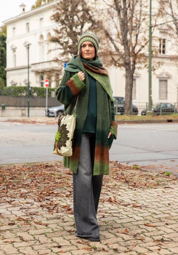 Rose & Lini MAJESTIC CASHMERE “COL BATEAU 607” FOREST GREEN SWEATER Limitato a 3 giorni