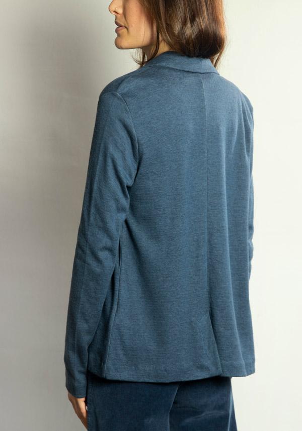 Rose & Lini MAJESTIC COTTON & CASHMERE “VESTE 167” ENCRE JACKET Esporta salva