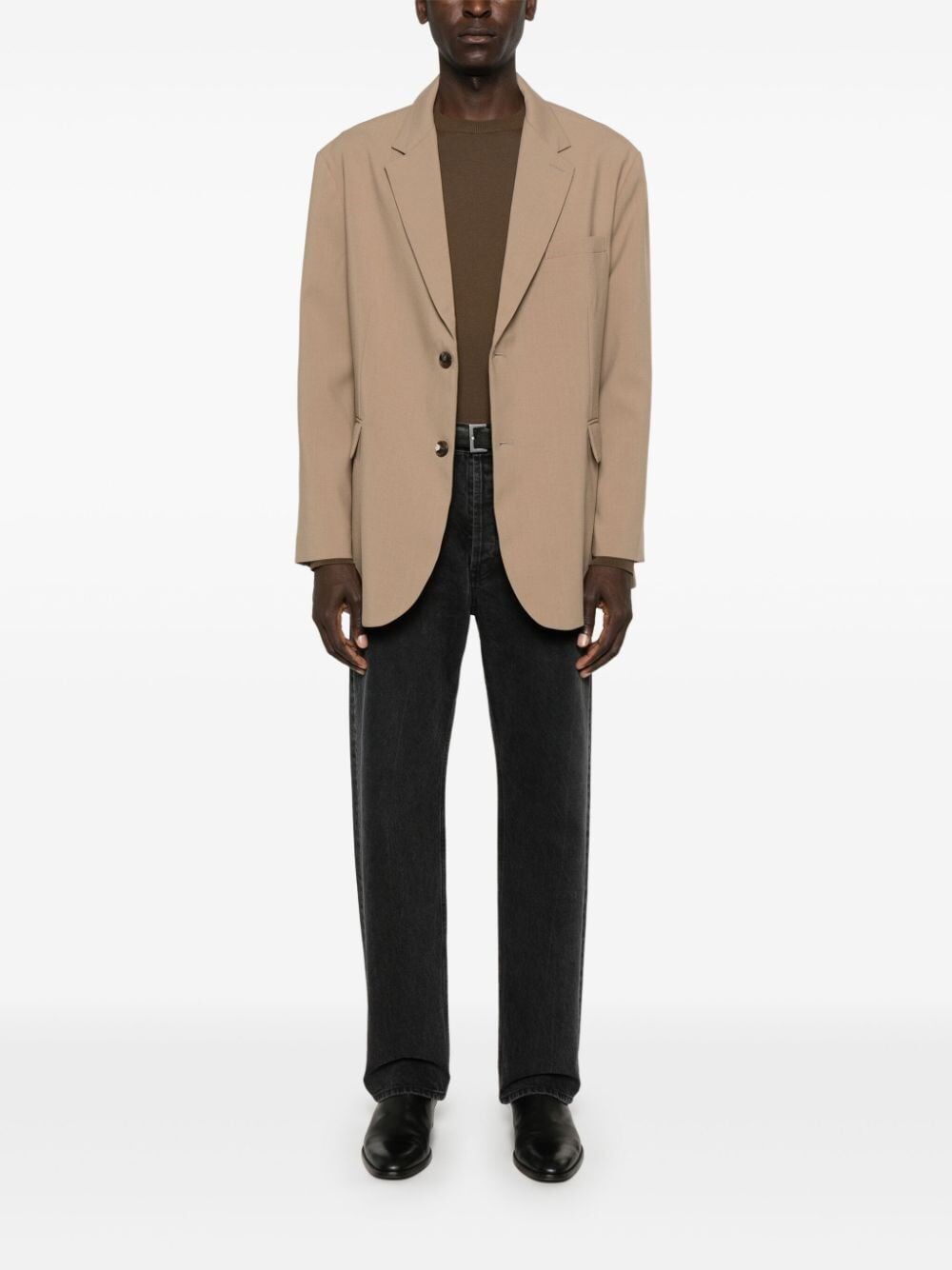 Saint laurent Loose Straight Jeans Saldi Di Fabbrica