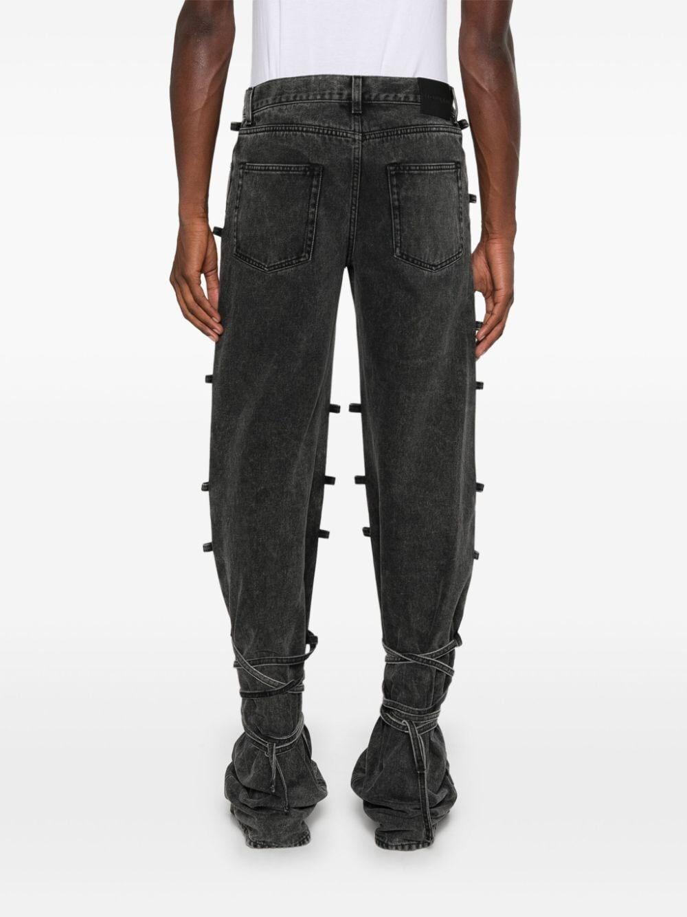 Alexander mcqueen Baggy Tied Jeans Nuovo