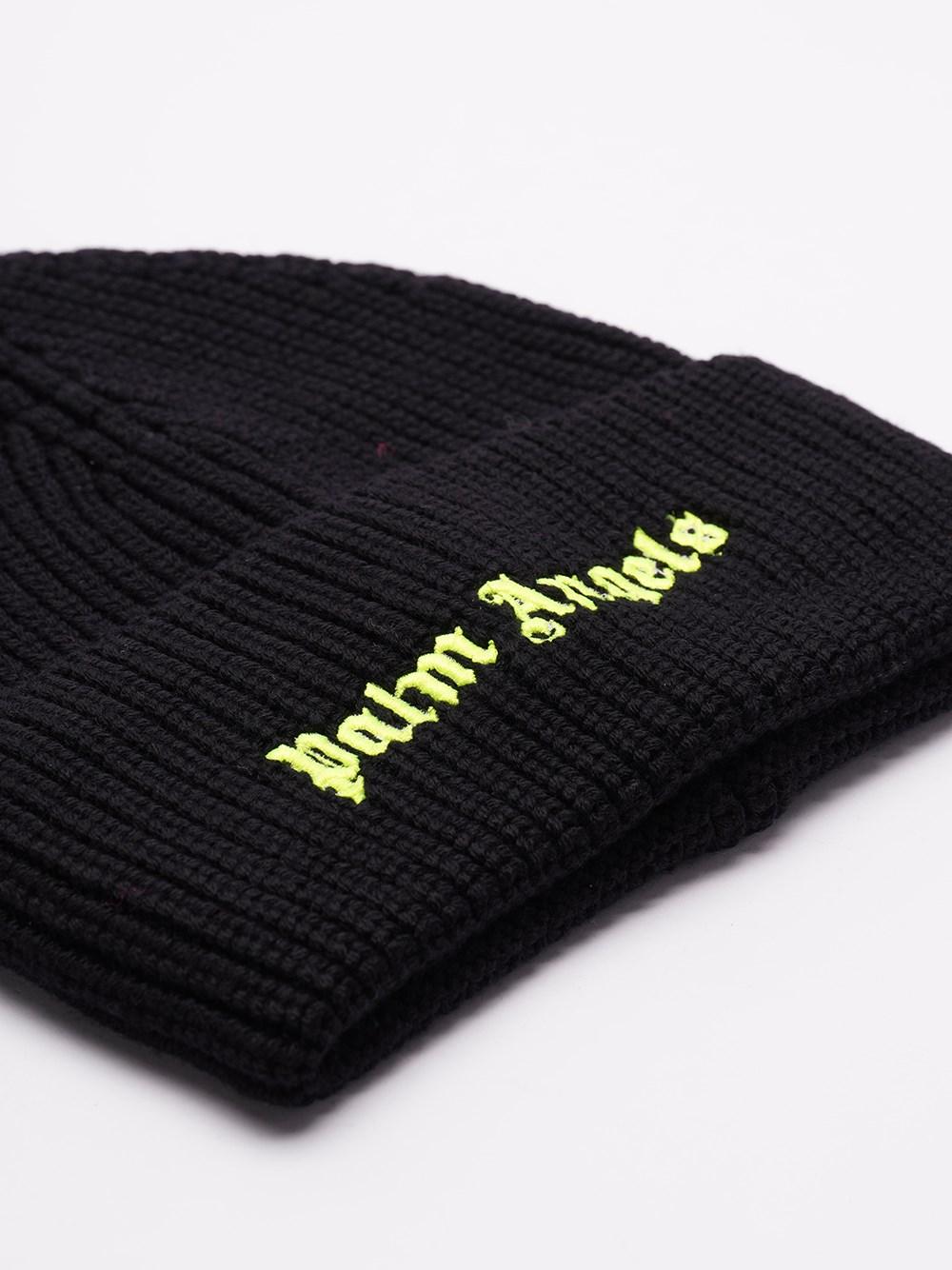 Palm angels `Classic Logo` Ribbed Beanie Vendita