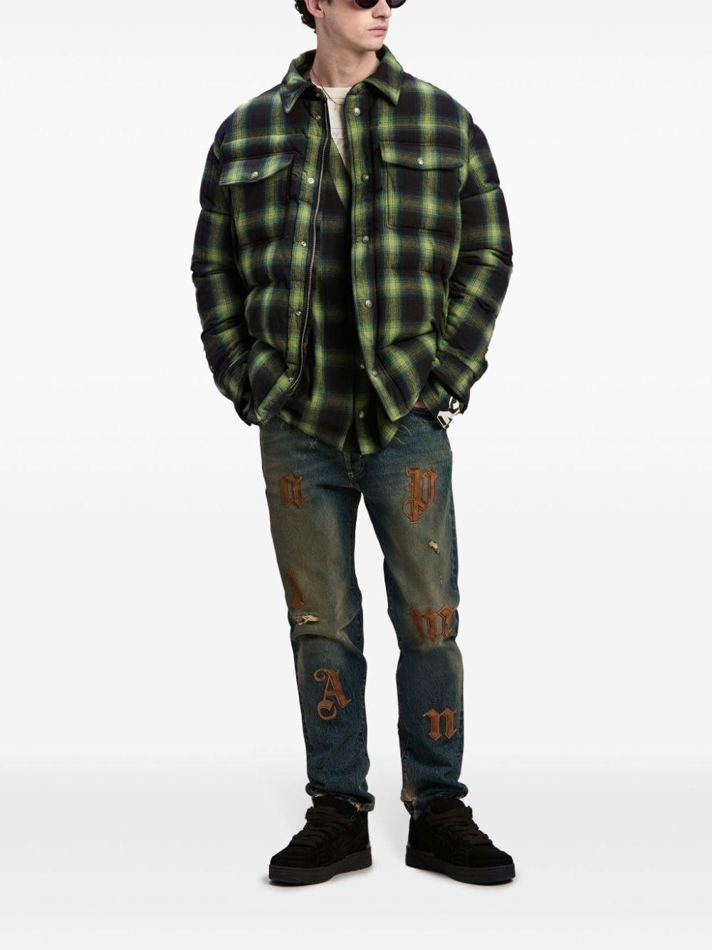 Palm angels `Vertigo` Padded Shirt Promozione