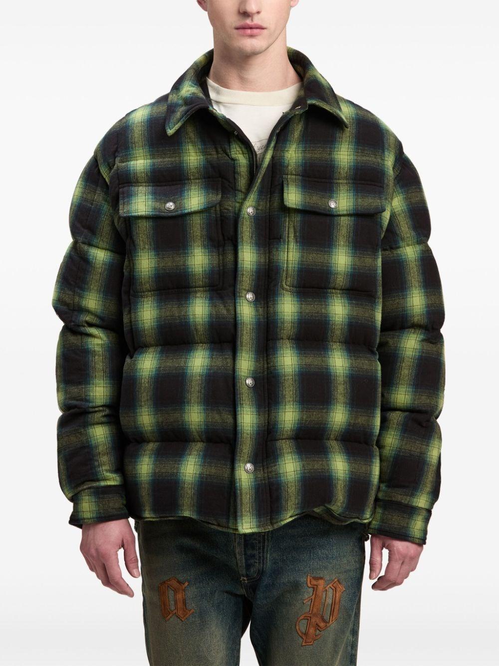 Palm angels `Vertigo` Padded Shirt Promozione