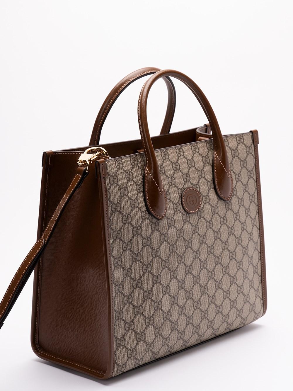 Gucci `Interlocking GG` Small Tote Vendita Calda