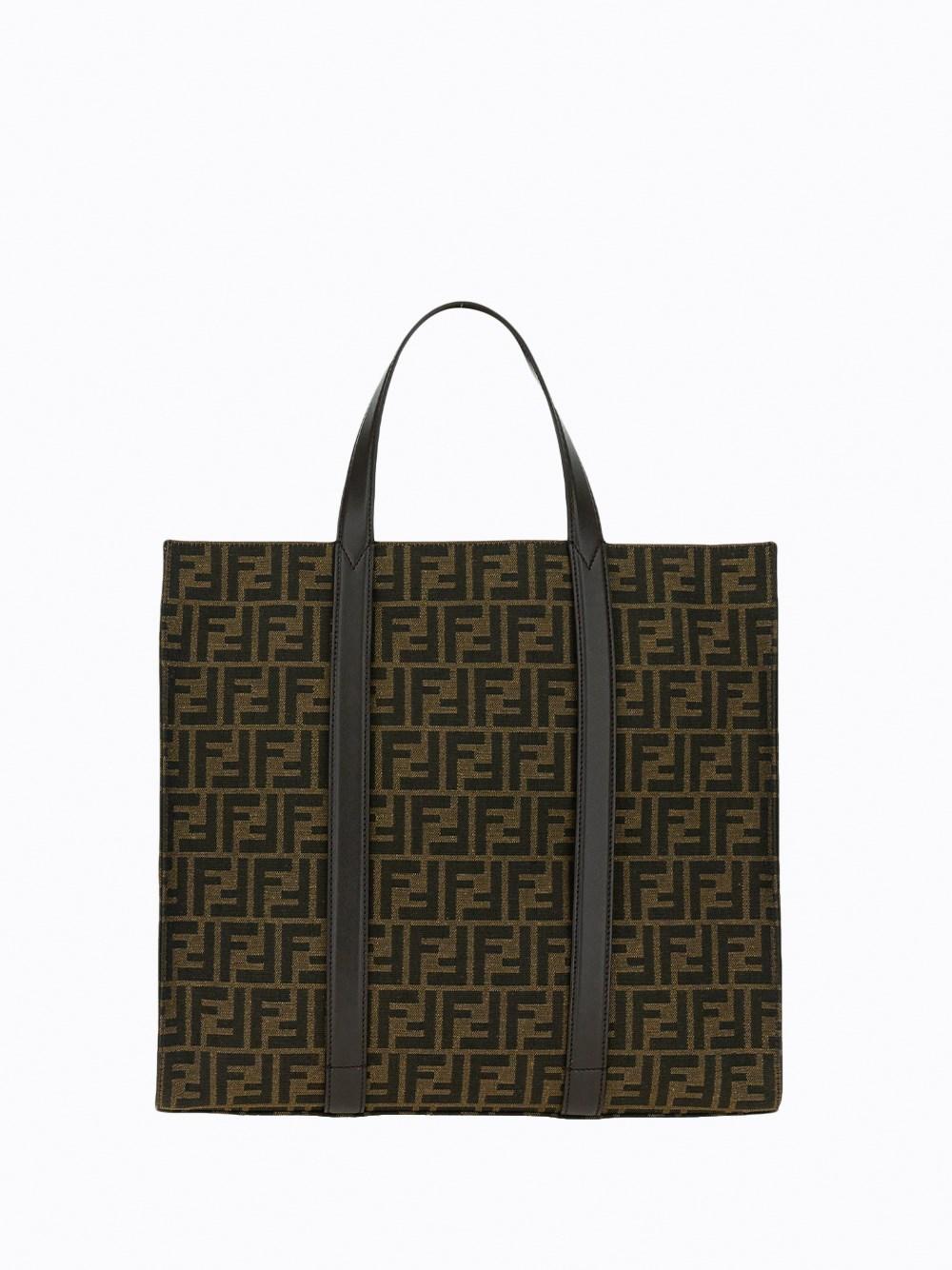 Fendi `FF Jacquard` Shopper Bag Pezzi Unici