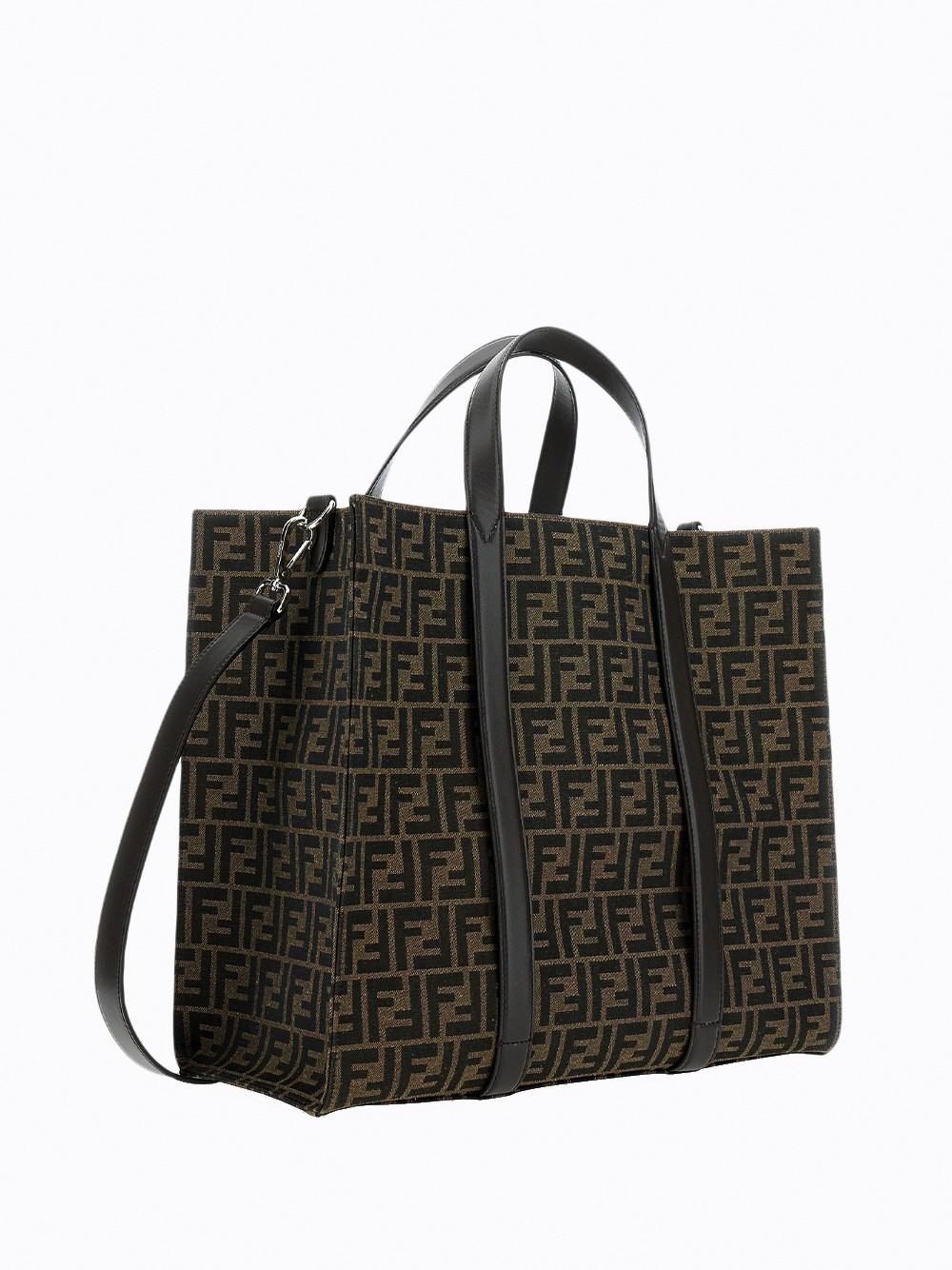 Fendi `FF Jacquard` Shopper Bag Pezzi Unici