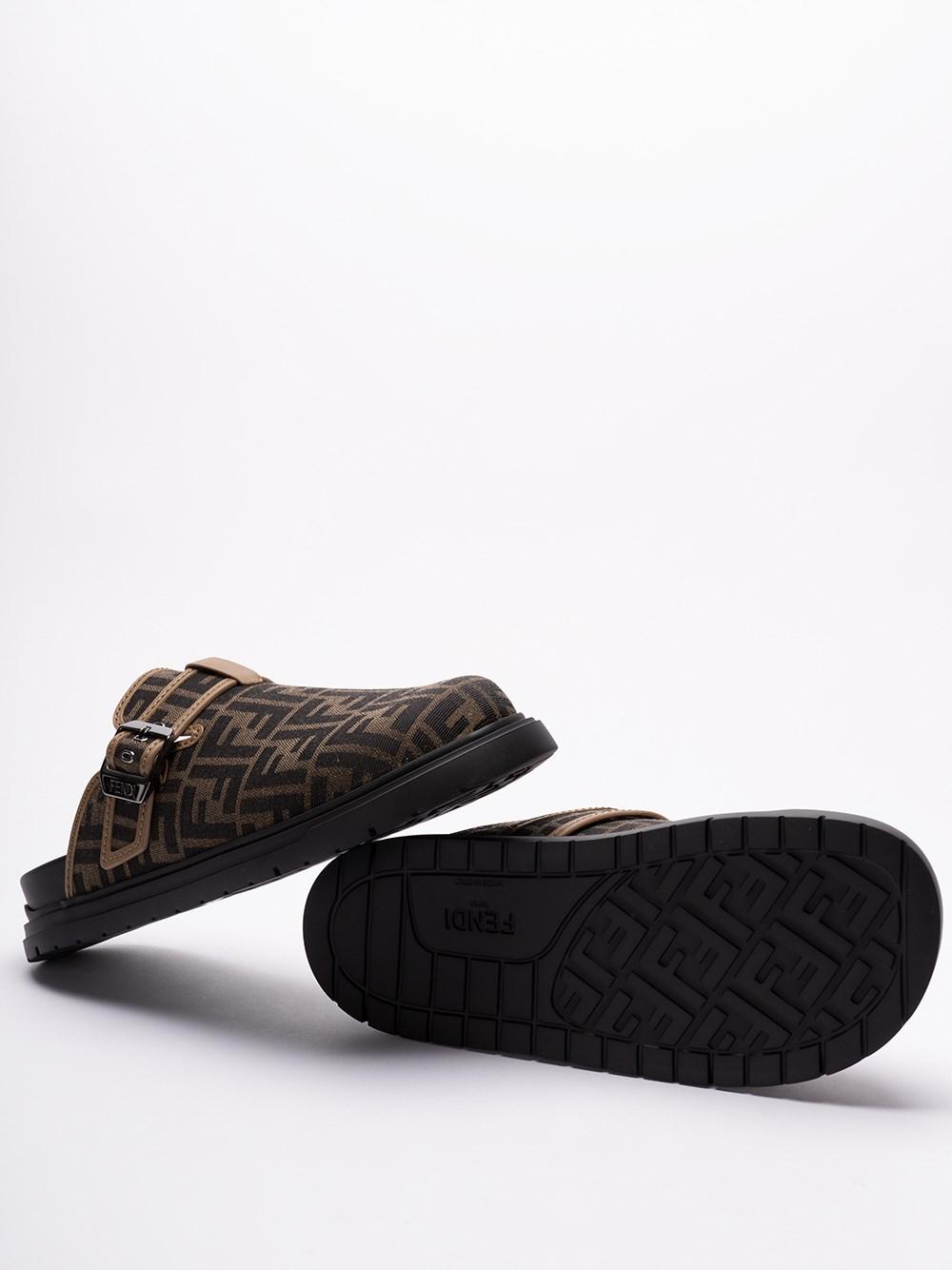 Fendi `Jacquard FF` Sabots Soddisfazione Garantita