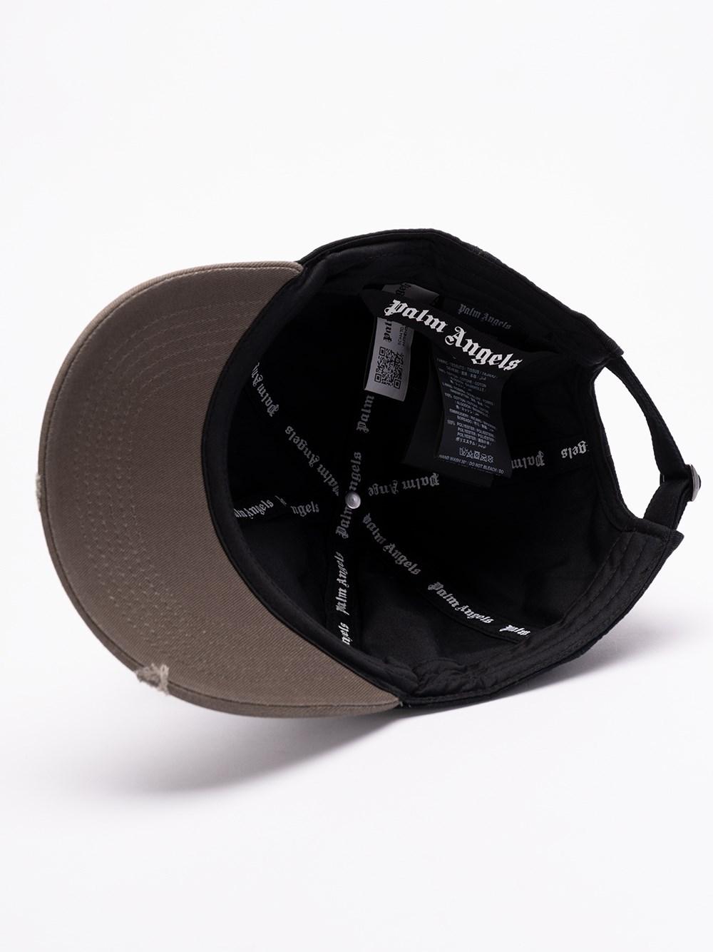 Palm angels `Ripped PA Monogram` Cap Fino Al -60%