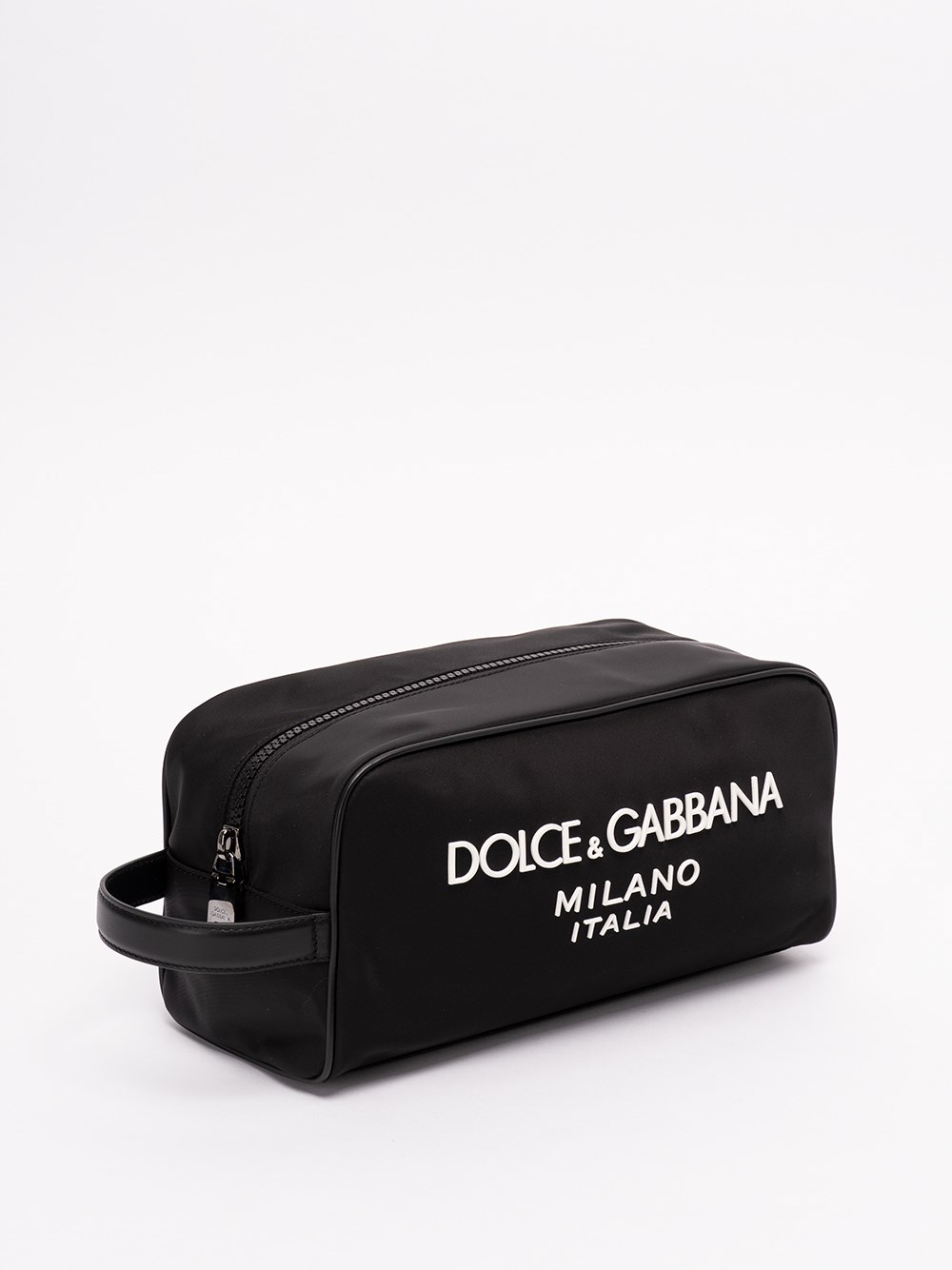 Dolce & gabbana Toiletry Bag With Rubberized Logo Promozione Limitata
