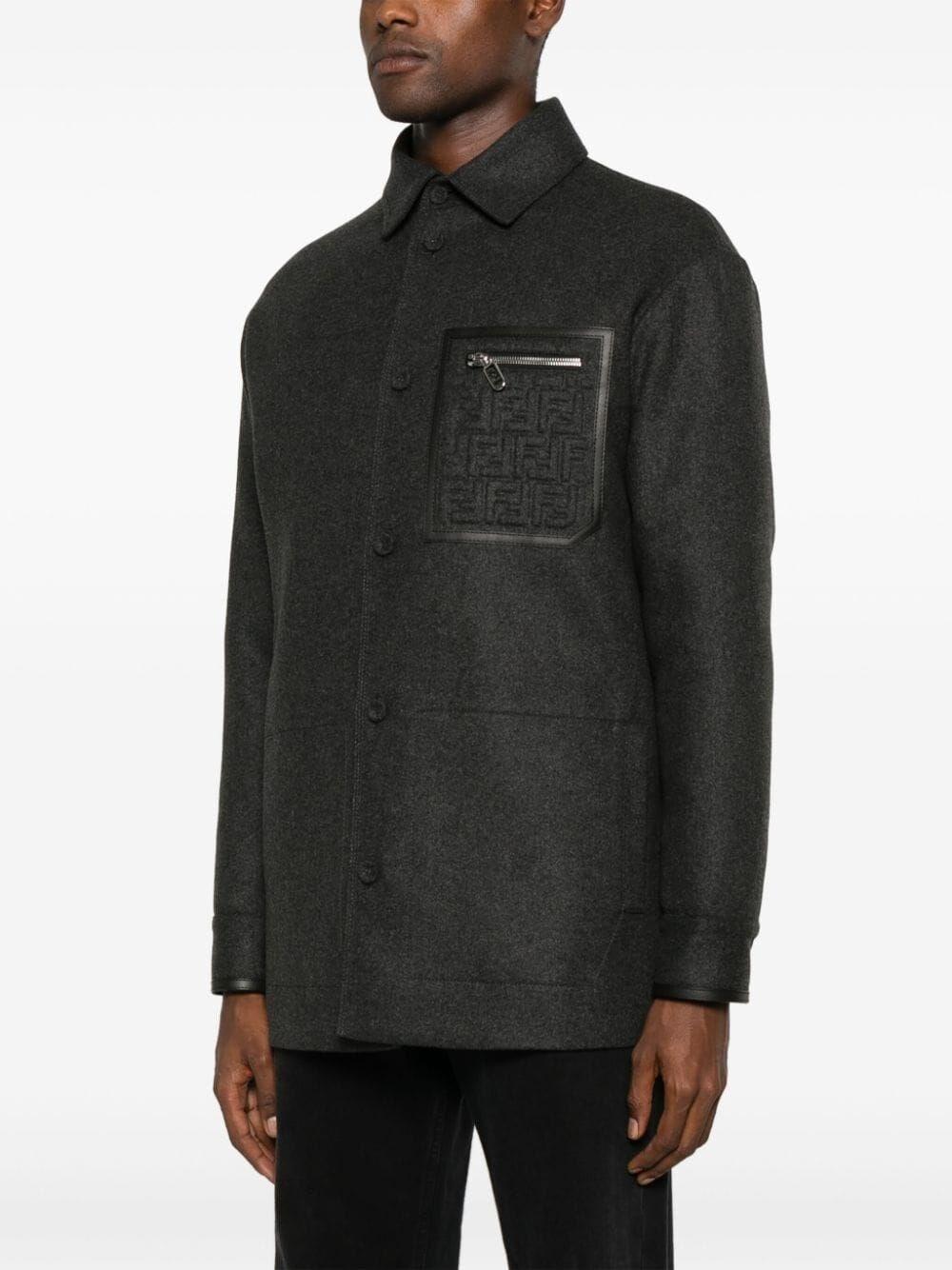 Fendi `FF` Embossed Jacket Hotsell