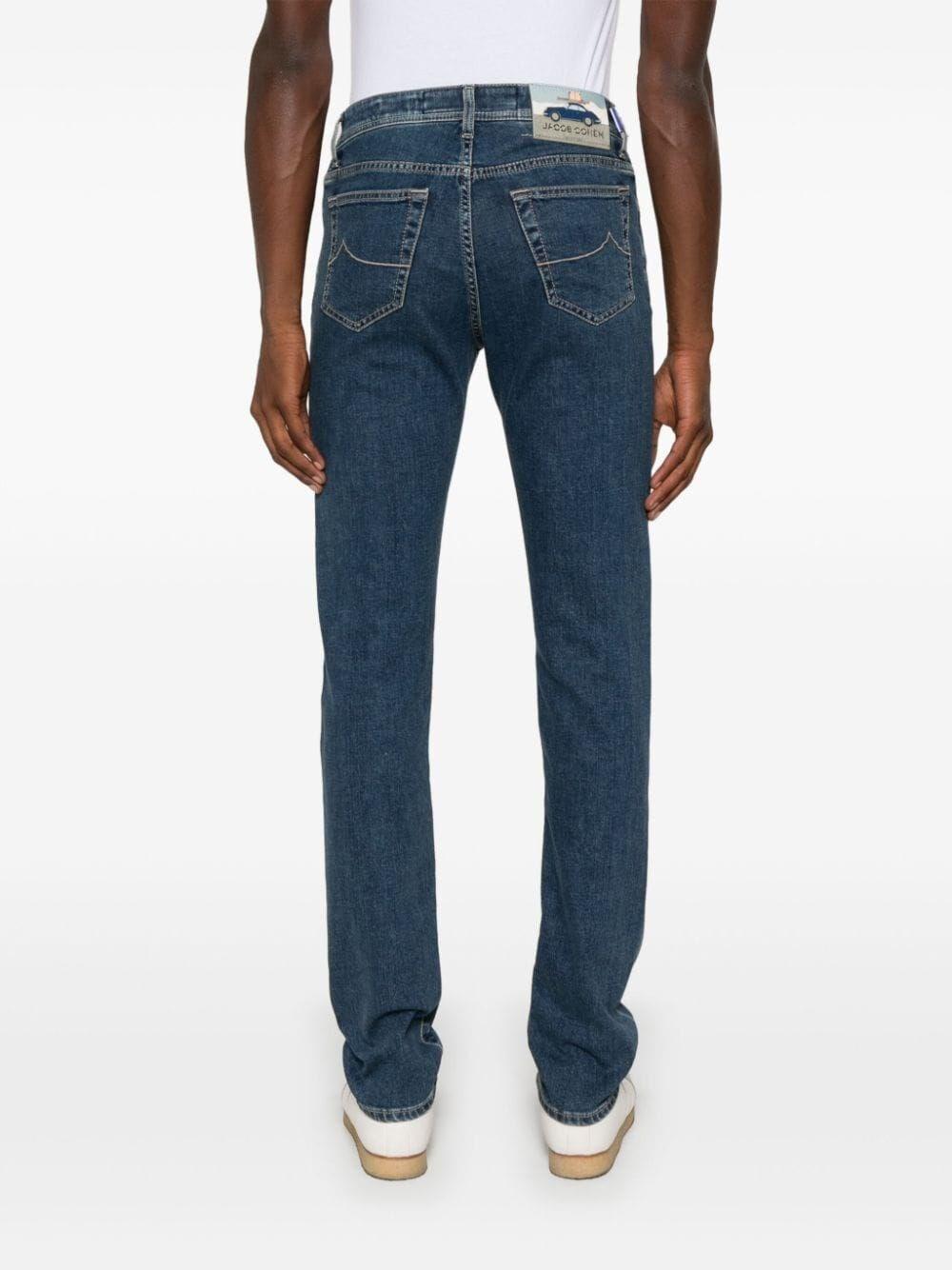 Jacob cohen `Bard` 5-Pocket Slim Fit Jeans Fino Al -60%