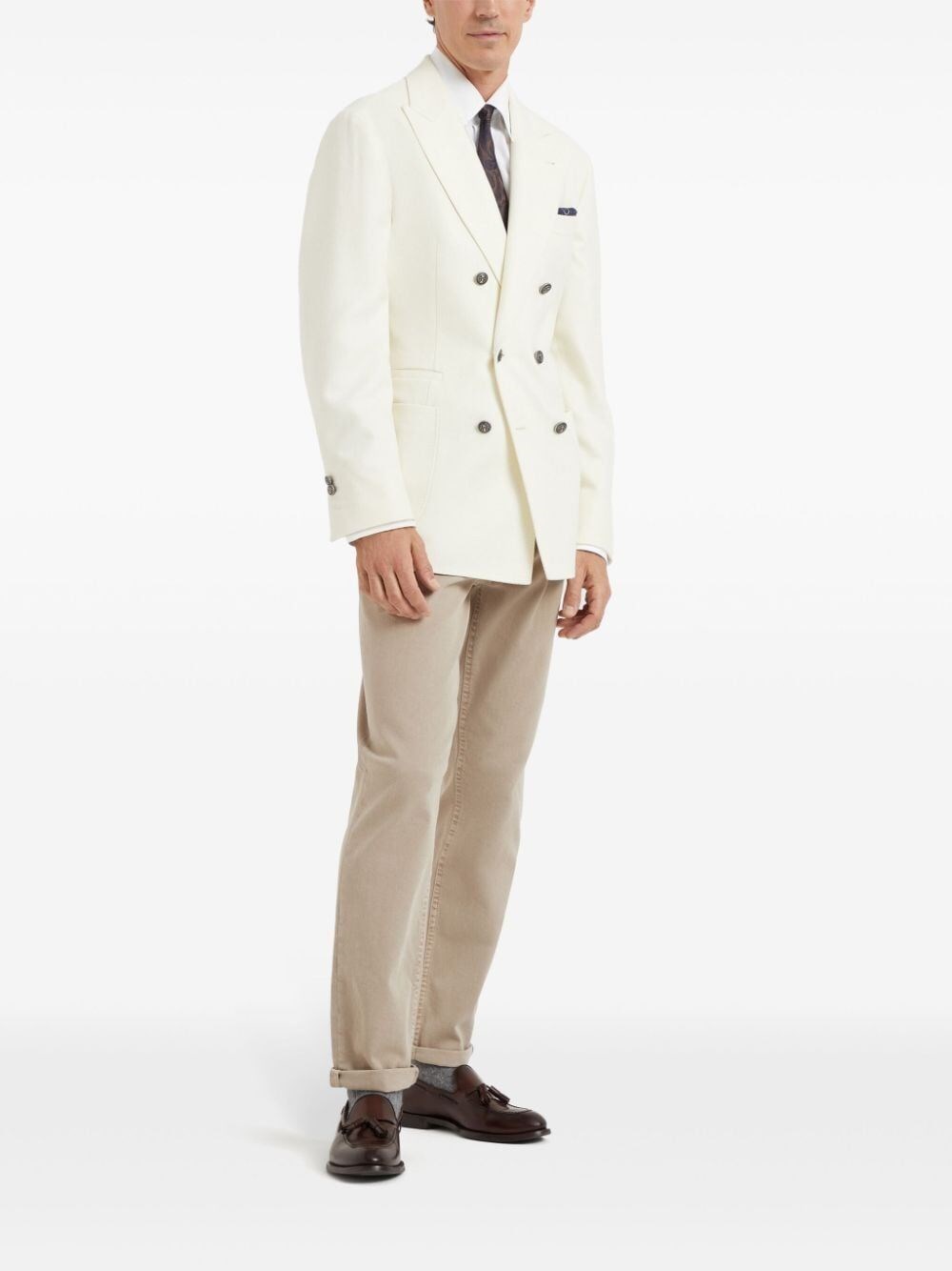 Brunello cucinelli Denim Traditional Fit Five-Pocket Pants Online