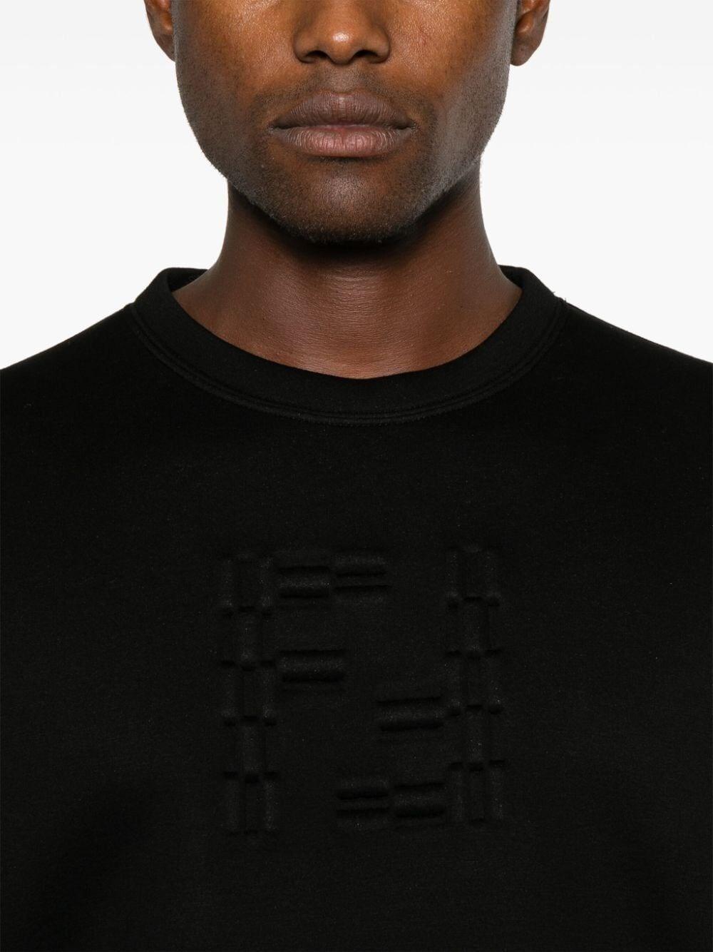 Fendi `FF Labyrinth` Embossed Sweater Vendita Calda