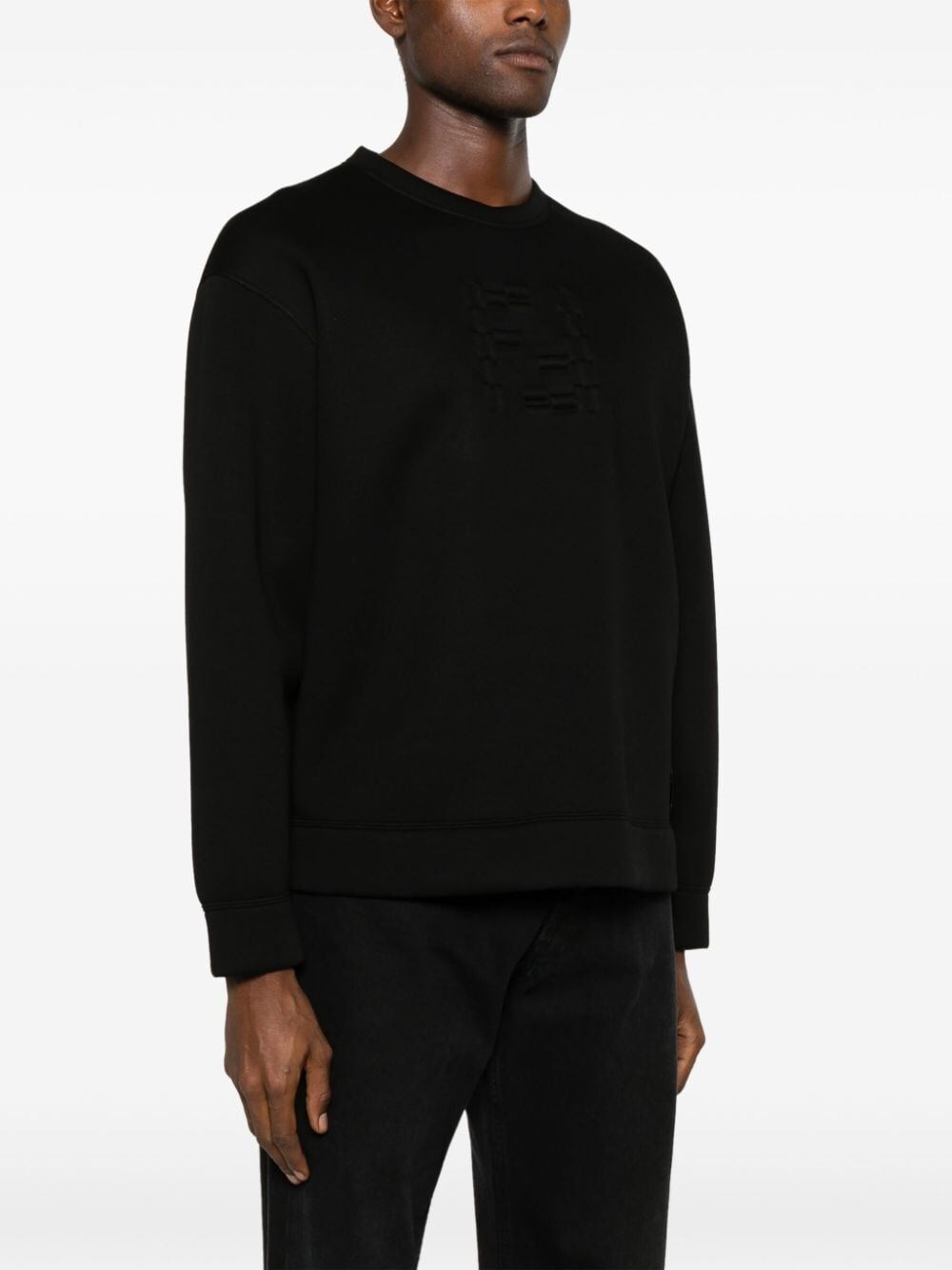 Fendi `FF Labyrinth` Embossed Sweater Vendita Calda