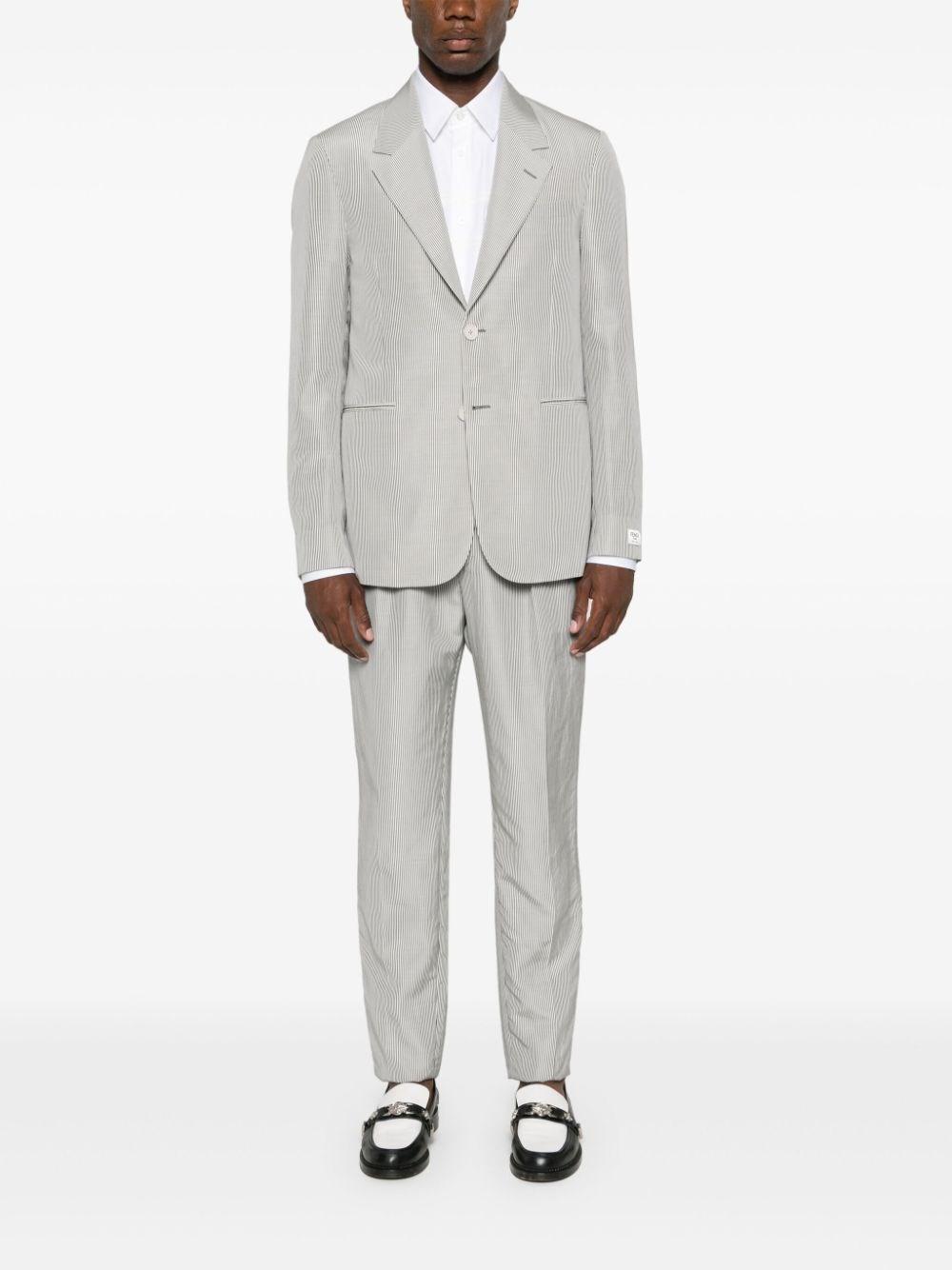 Fendi Striped Tailored Pants Moda