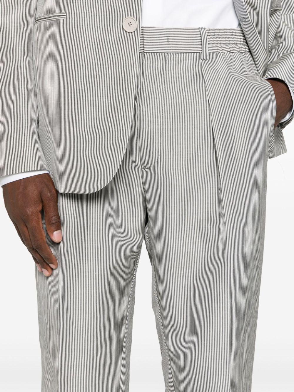 Fendi Striped Tailored Pants Moda
