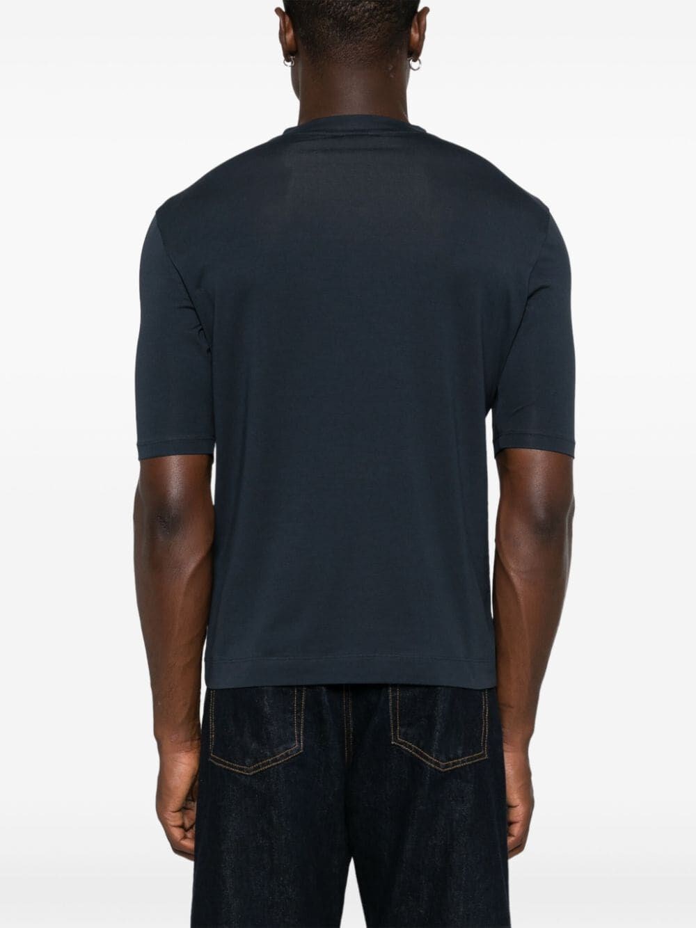 Malo Short Sleeve Crew-Neck Sweater Super sconto