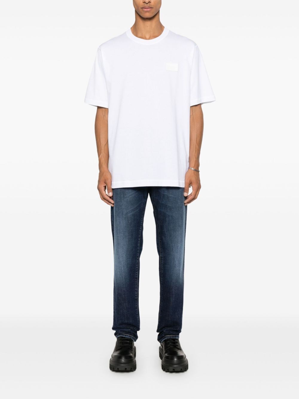 Dolce & gabbana Short Sleeve Crew-Neck T-Shirt Shopping Online