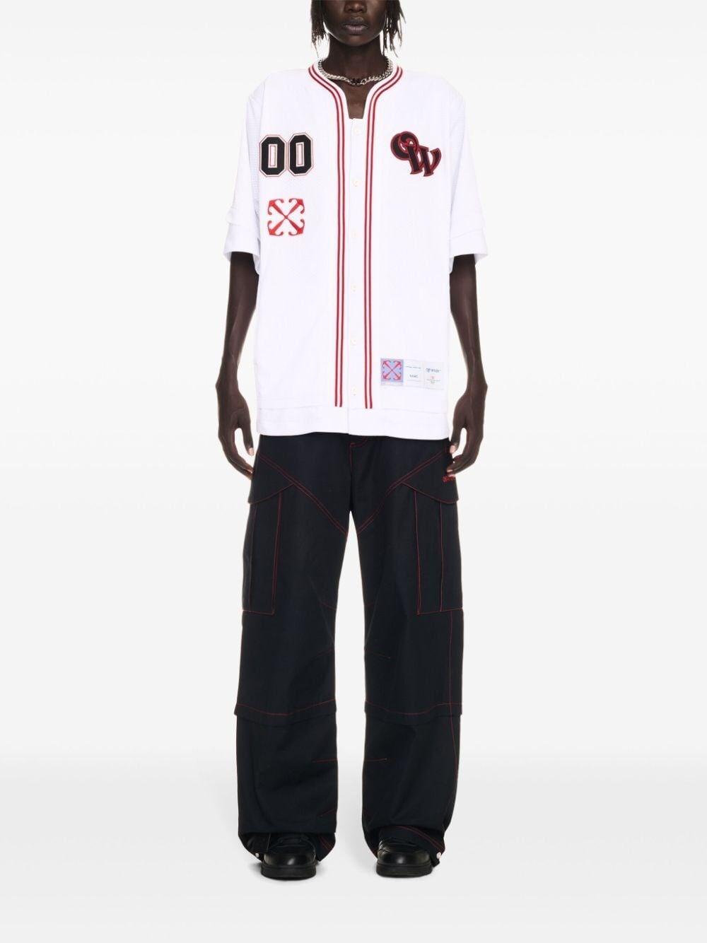 Off white `Gothic Logo Hybr` Baseball Sconto