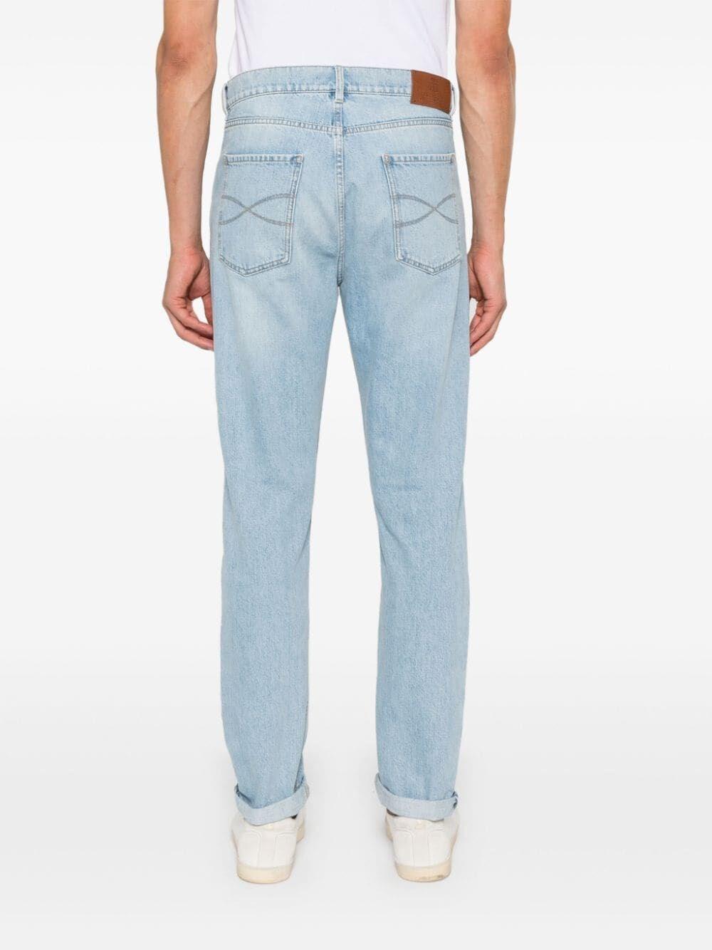 Brunello cucinelli Iconic Fit Five-Pocket Jeans Vendita Calda