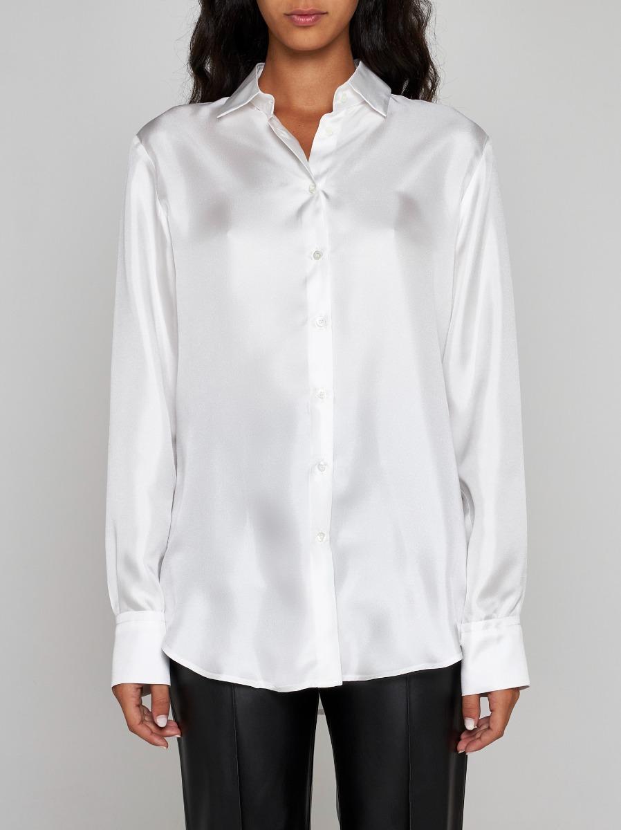 BLANCA VITA Camicia Campsis in seta Qualità