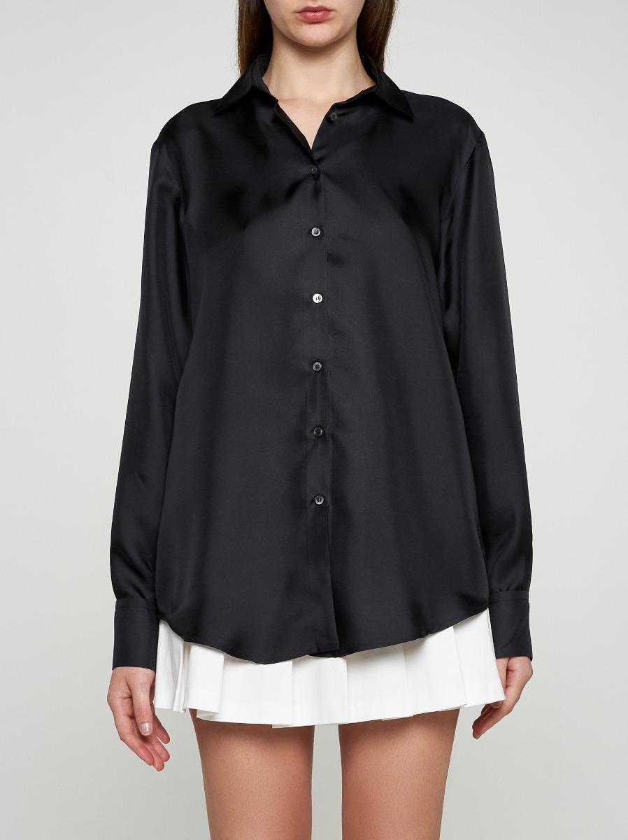 BLANCA VITA Camicia Catalpa in seta Vendite Flash