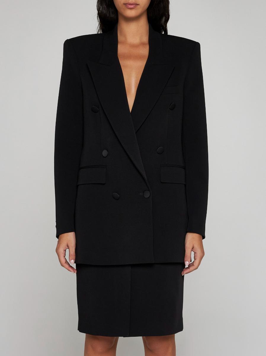 BLANCA VITA Blazer doppiopetto Glicy misto viscosa Spedizione gratuita
