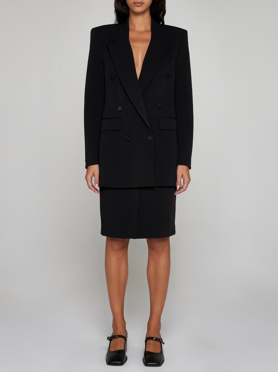 BLANCA VITA Blazer doppiopetto Glicy misto viscosa Spedizione gratuita