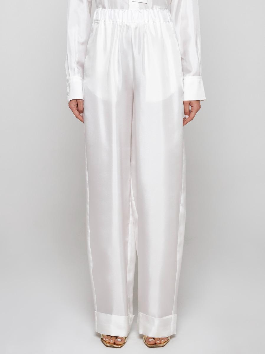 BLANCA VITA Pantaloni Petroy in seta Fornitura limitata