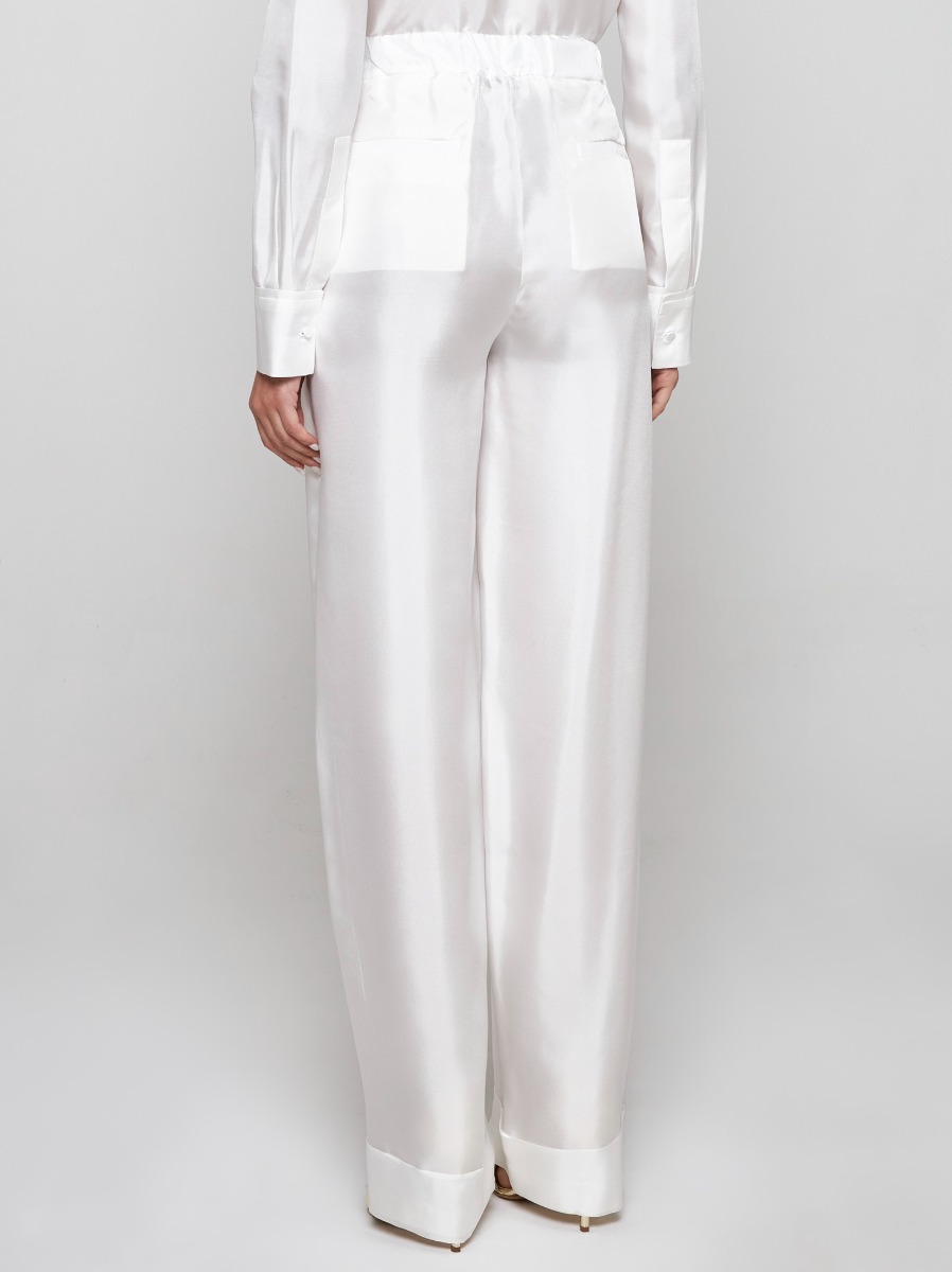 BLANCA VITA Pantaloni Petroy in seta Fornitura limitata