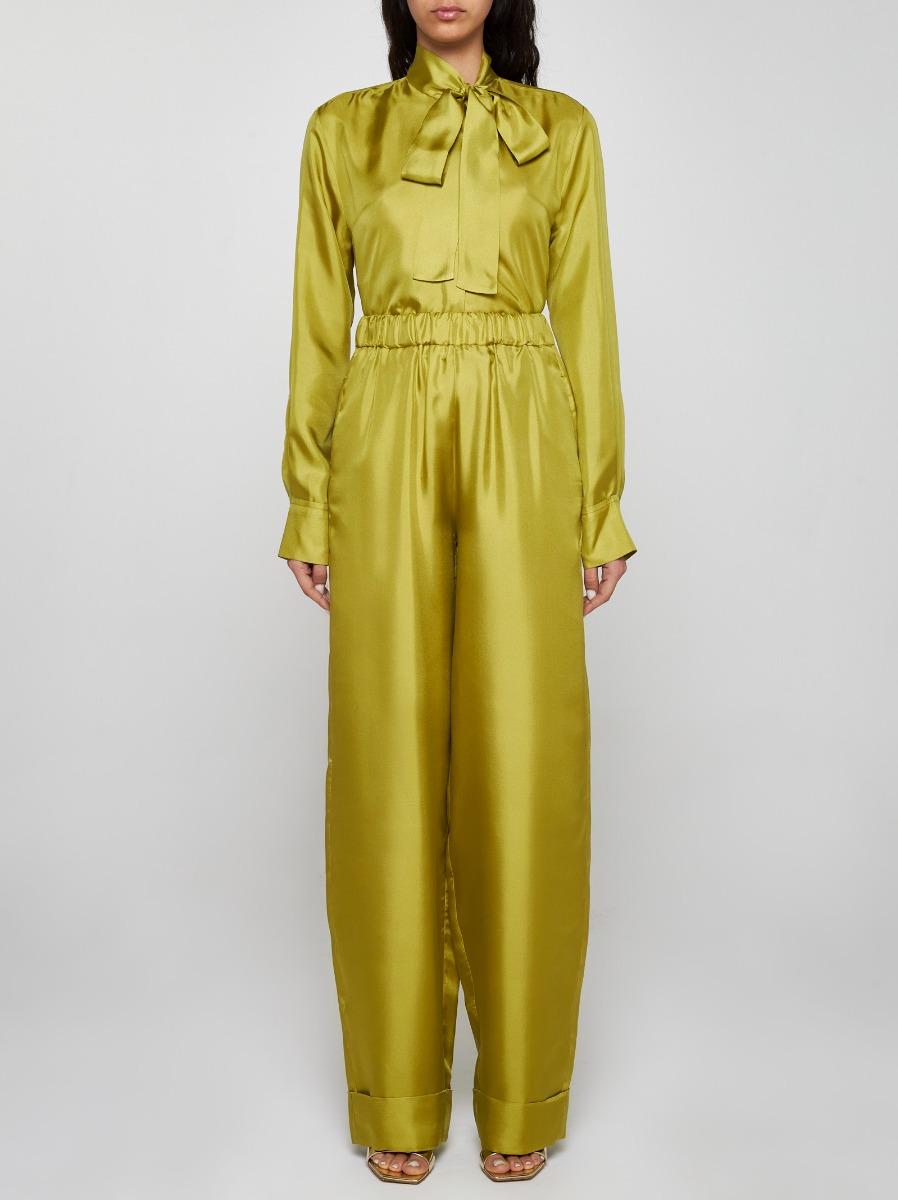 BLANCA VITA Pantaloni Petroy in seta Shopping online