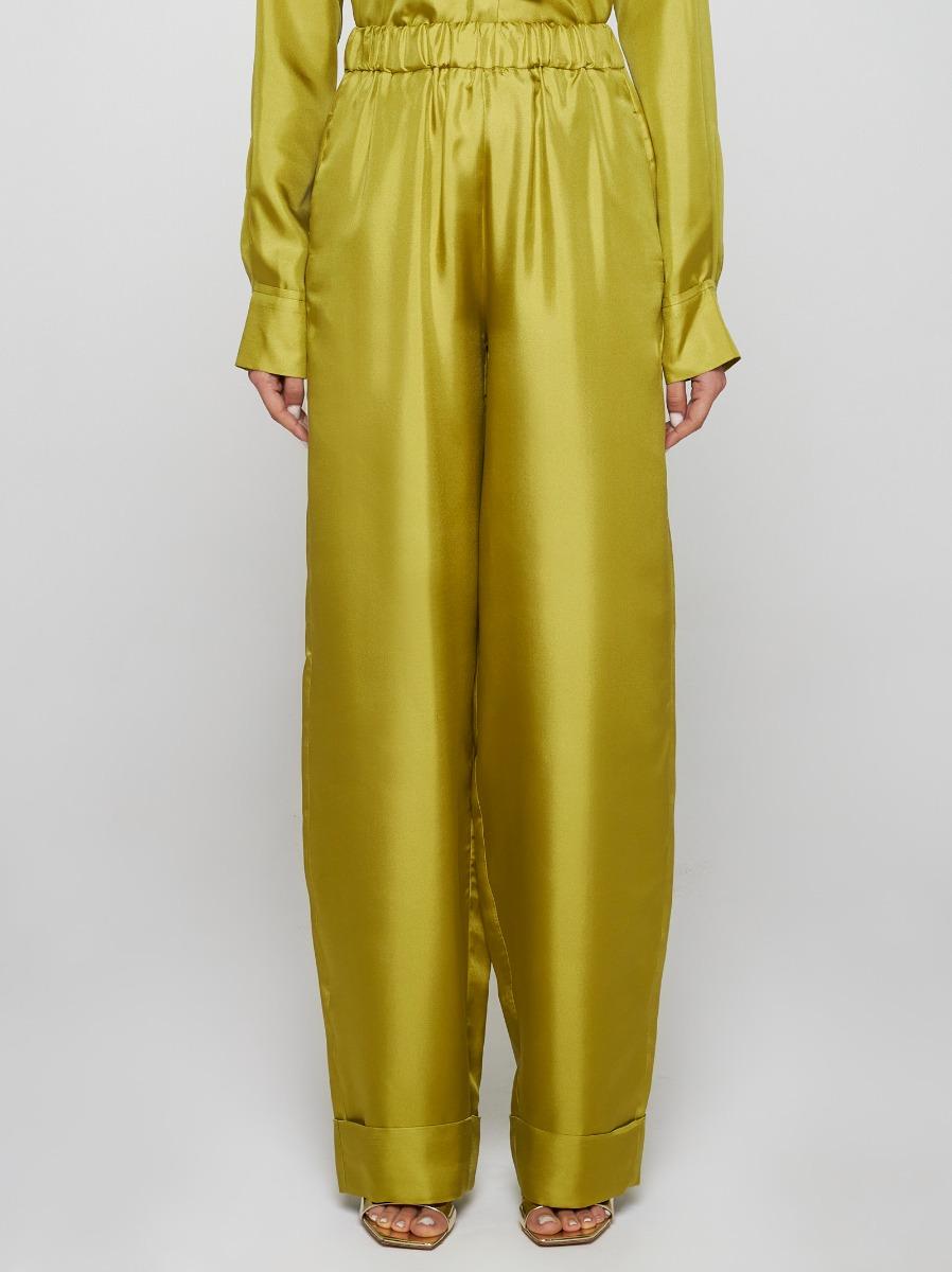 BLANCA VITA Pantaloni Petroy in seta Shopping online