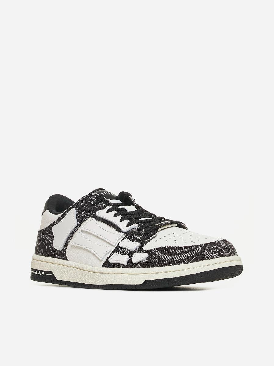AMIRI Sneakers Skel Bandana low-top in pelle e denim Sconti questo mese