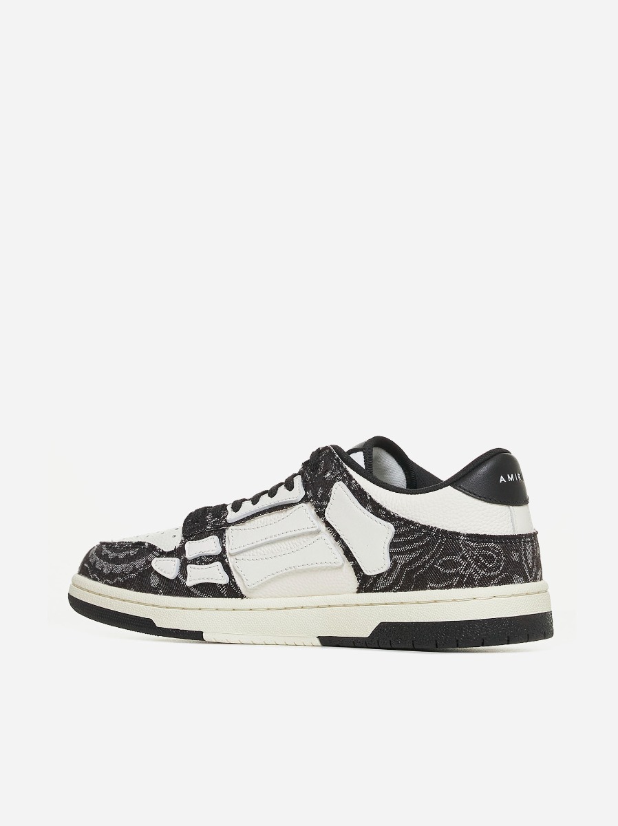 AMIRI Sneakers Skel Bandana low-top in pelle e denim Sconti questo mese