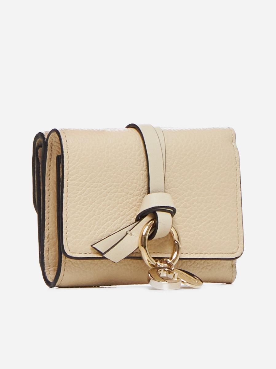 CHLOÉ Portafoglio Alphabet in pelle Sconto