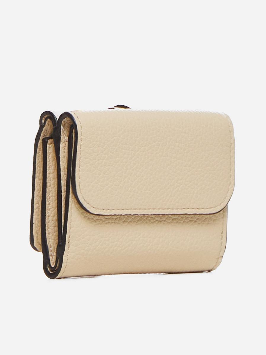 CHLOÉ Portafoglio Alphabet in pelle Sconto