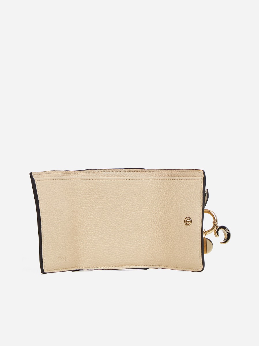 CHLOÉ Portafoglio Alphabet in pelle Sconto