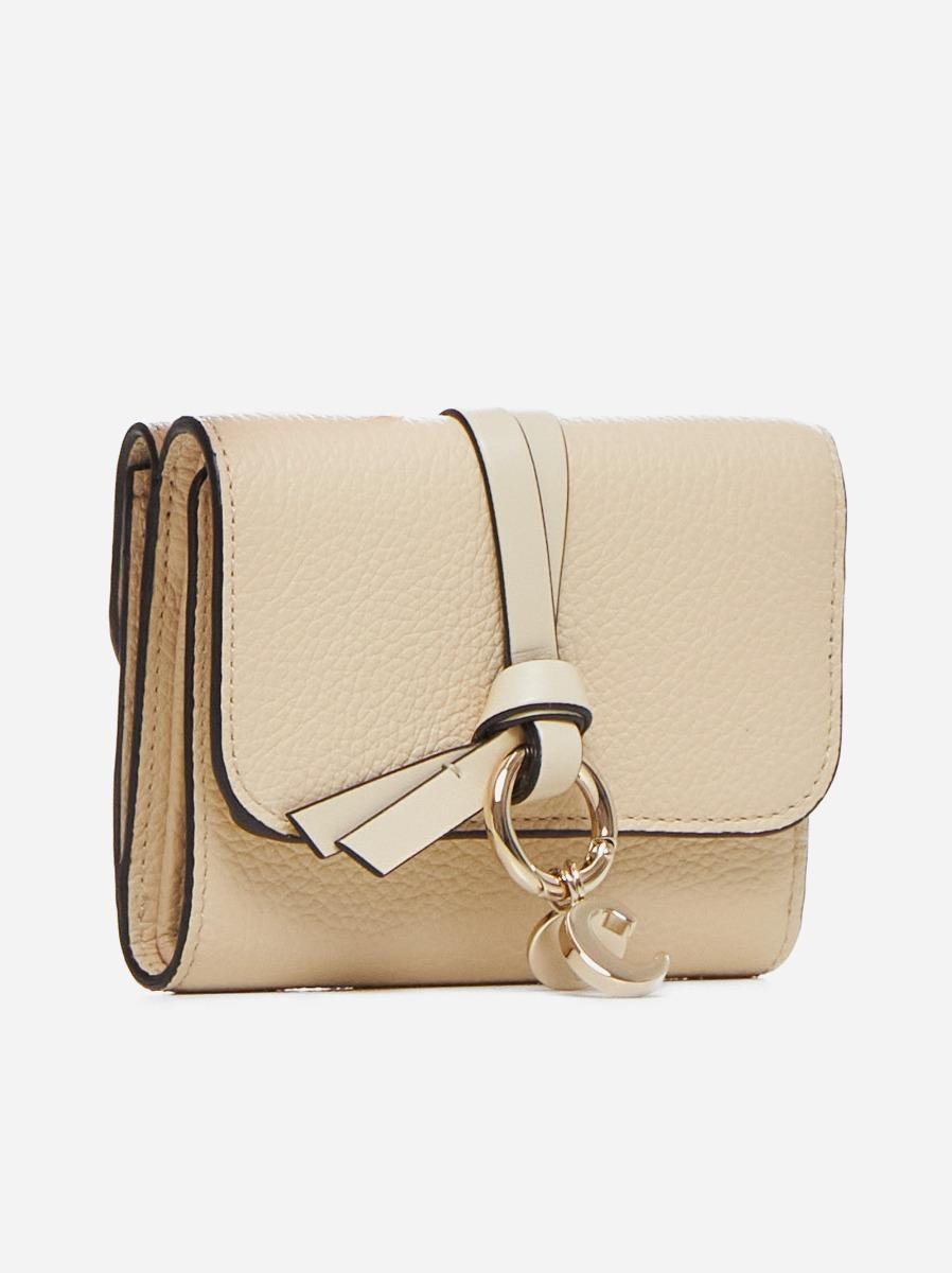 CHLOÉ Portafoglio Alphabet in pelle Offerta