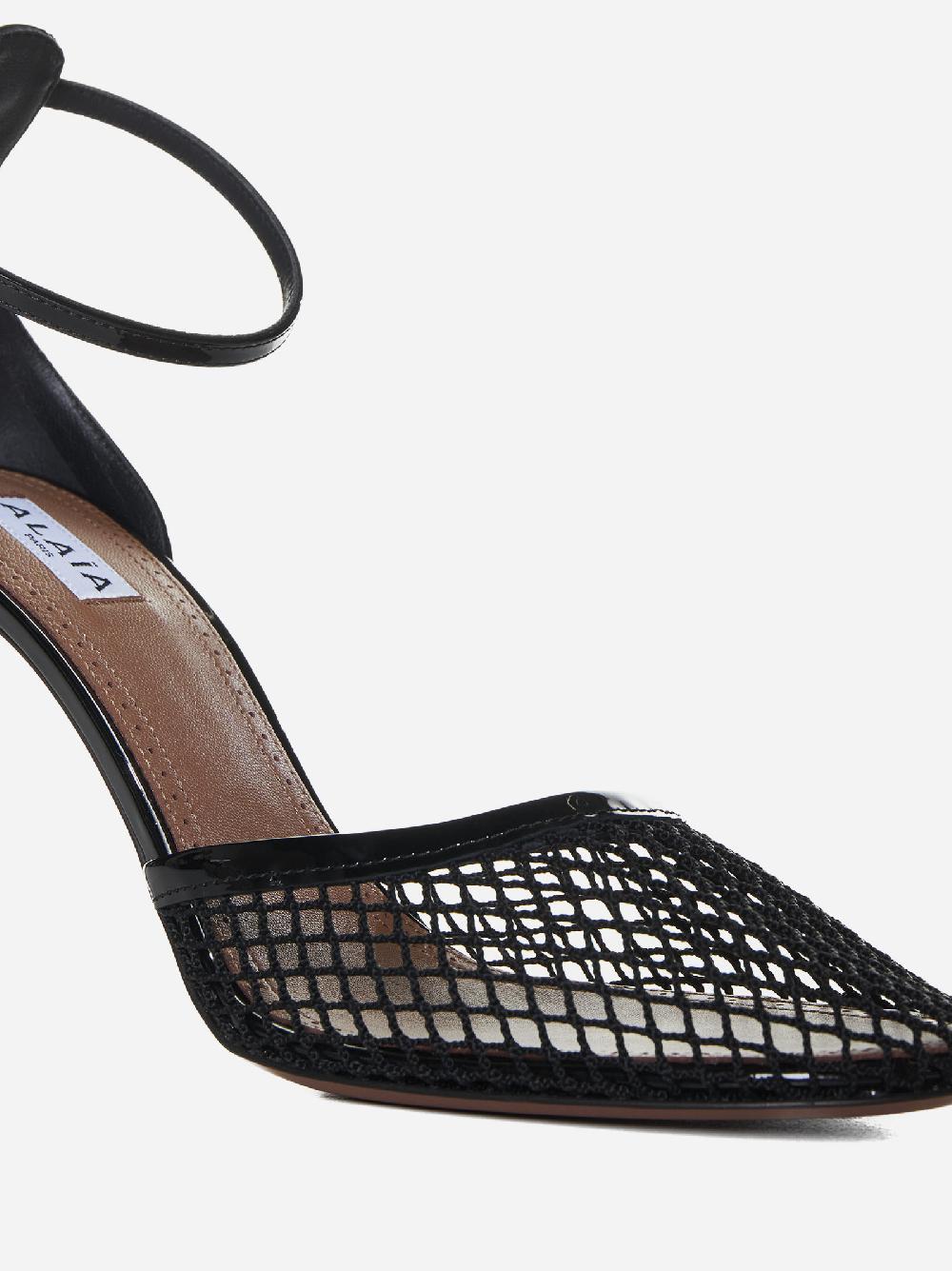 ALAÏA Decollete’ in mesh e vernice 2025