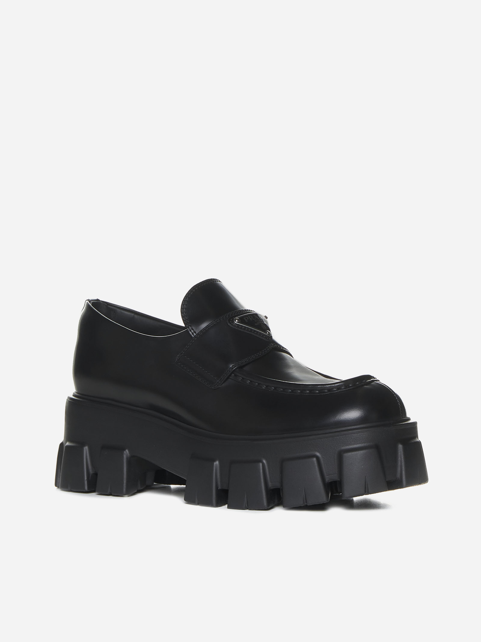 PRADA Mocassini Monolith in pelle Nuovo