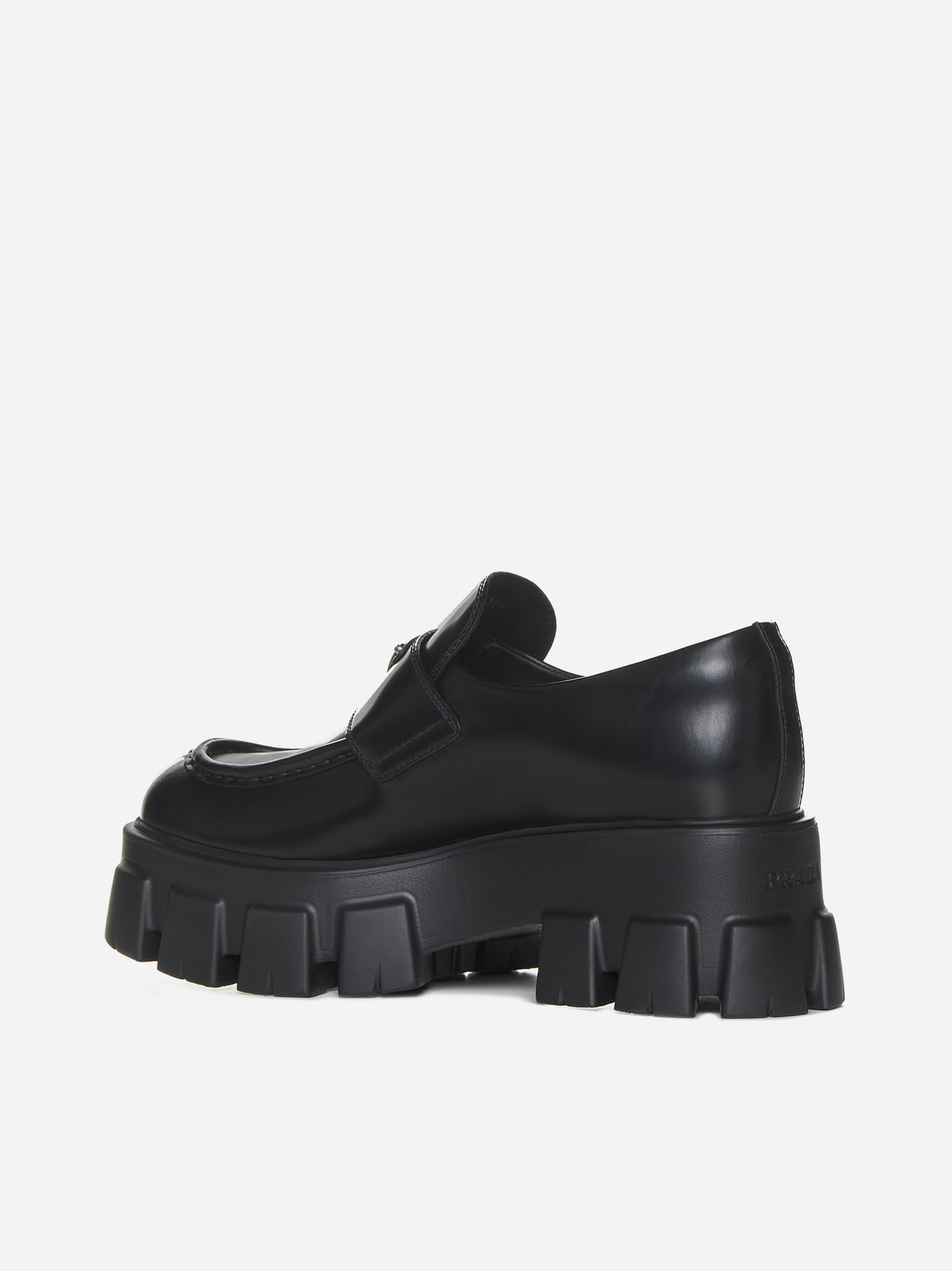 PRADA Mocassini Monolith in pelle Nuovo