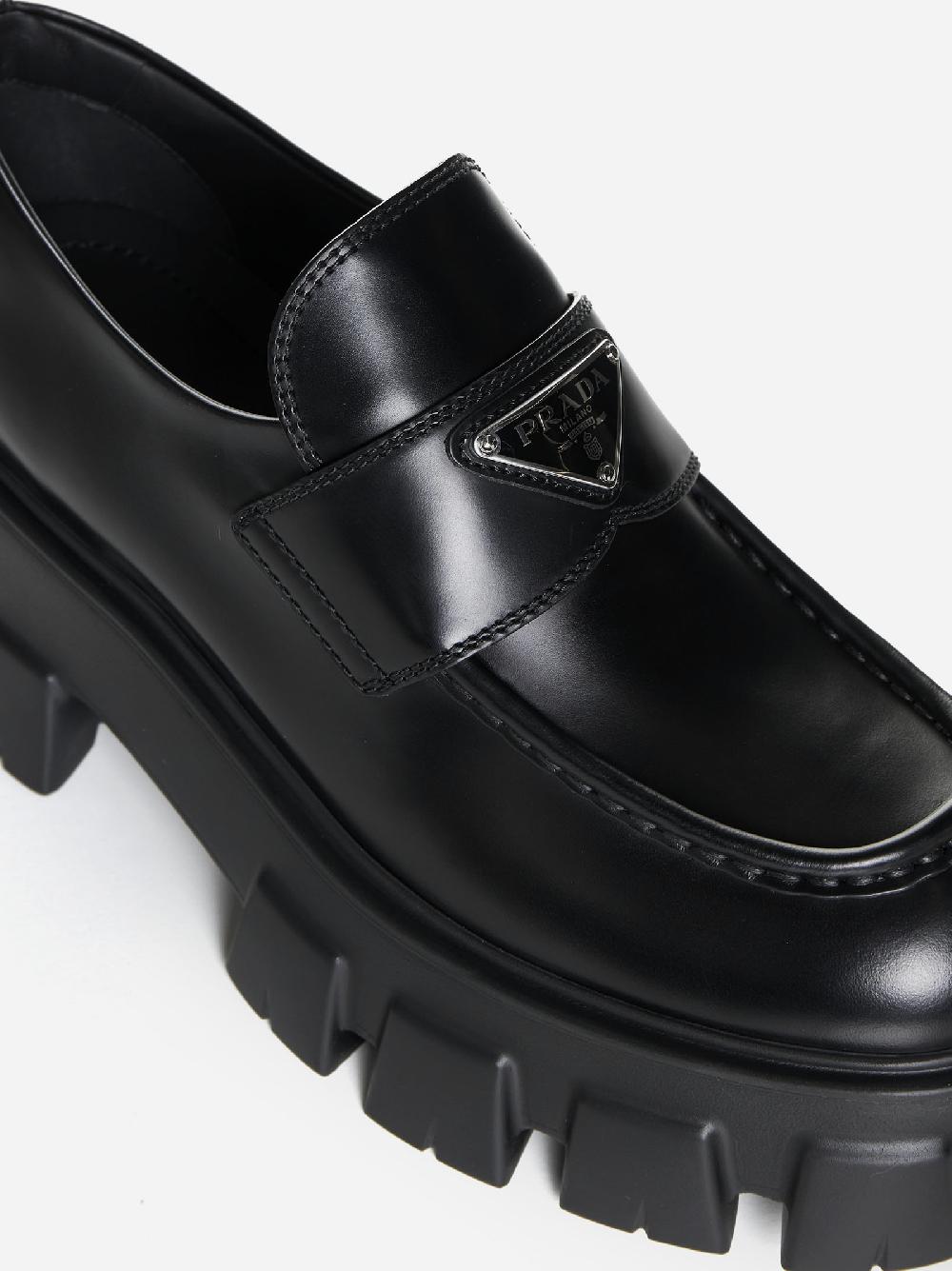 PRADA Mocassini Monolith in pelle Nuovo